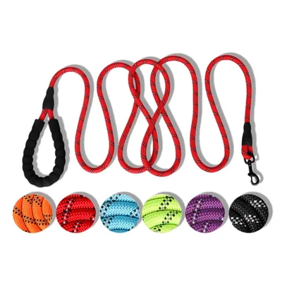 MCBOSON Laisse de Dressage pour Chiens RéfléchissanteCrochet Verrouillable