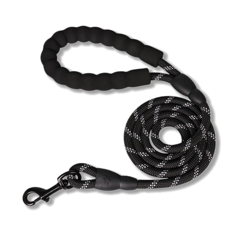 MCBOSON Laisse de Dressage pour Chiens RéfléchissanteCrochet Verrouillable