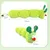 Jouet interactif chenille en peluche à l'herbe à chat