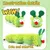 Jouet interactif chenille en peluche à l'herbe à chat