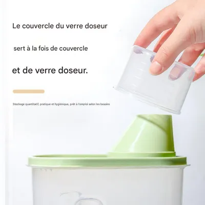 FurryFusion Bocal de stockage de nourriture pour animaux de compagnie