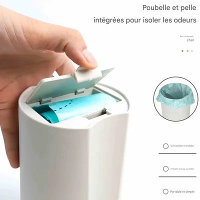 FurryFusion Set de pelle à litière pour chat