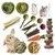 FurryFusion Ensemble de jouets de grignotage pour petits animaux FurryFusion Ensemble de jouets de grignotage pour petits animaux