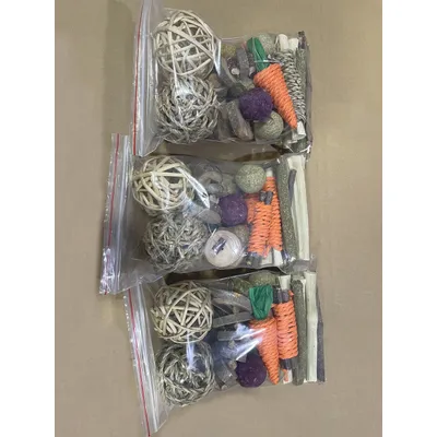 FurryFusion Ensemble de jouets de grignotage pour petits animaux FurryFusion Ensemble de jouets de grignotage pour petits animaux