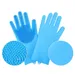 FurryFusion Gants en silicone pour laver les animaux