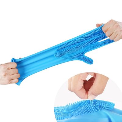FurryFusion Gants en silicone pour laver les animaux