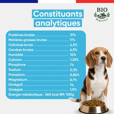 Canichef - Croquettes BIO Volaille Sans Céréales Stérilisé