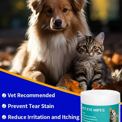FurryFusion Lingettes pour les yeux des animaux de compagnie