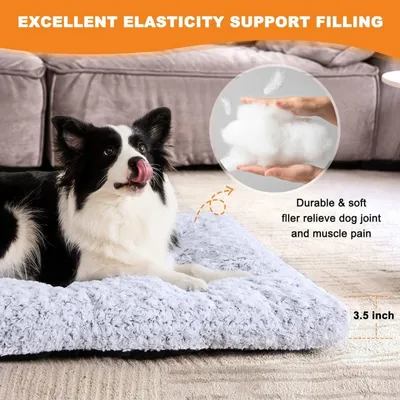 FurryFusion Hundekorb aus rosa Samt FurryFusion Hundekorb aus rosa Samt
