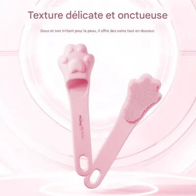 FurryFusion Brosse de nettoyage du visage en silicone