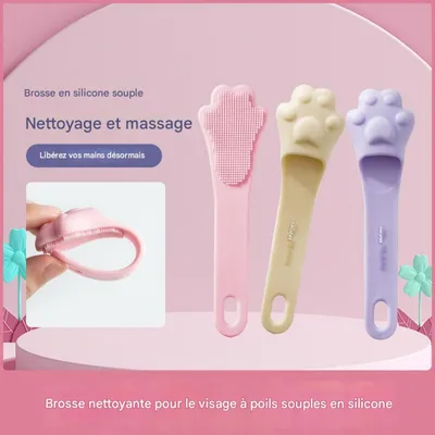 FurryFusion Brosse de nettoyage du visage en silicone