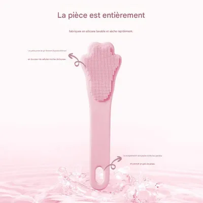 FurryFusion Brosse de nettoyage du visage en silicone