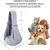 FurryFusion Rucksack für Hunde zum Tragen über der Schulter