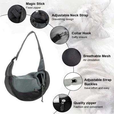 MCBOSON Sac Transport Animal Respirant