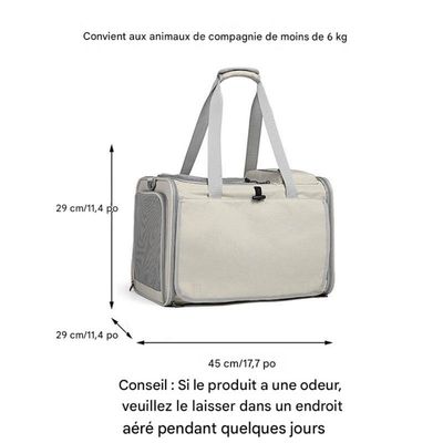 FurryFusion Bolsa transportadora para mascotas