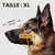 Muselière Chien Fil de Fer XL - Pour Chiens Moyens/Grands (Berger Allemand)