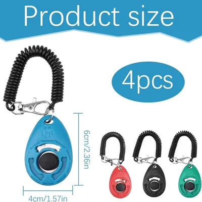 4 Clickers Dressage Animaux - 10 000 Clics, Tous Compagnons