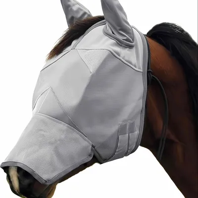 FurryFusion Masque anti - moustiques pour cheval FurryFusion Masque anti - moustiques pour cheval