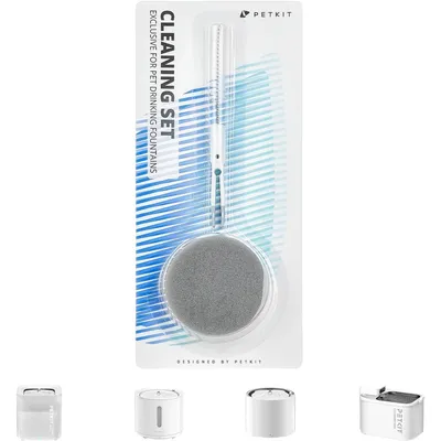 Kit de nettoyage brosse et éponge pour fontaine à eau PETKIT