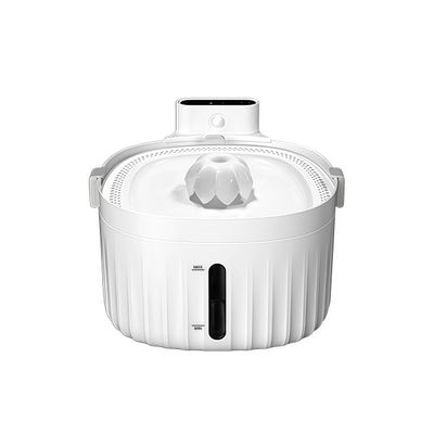 MCBOSON Fontaine Chat Filtration Quadri, Grande Capacité,Silencieuse