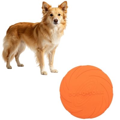 MCBOSON Caoutchouc naturel ø22cm jouet robuste dog disc frisbee chien