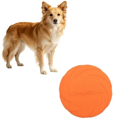 MCBOSON Caoutchouc naturel ø22cm jouet robuste dog disc frisbee chien MCBOSON Caoutchouc naturel ø22cm jouet robuste dog disc frisbee chien