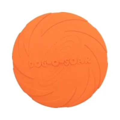 Dog Disc Frisbee Caoutchouc Naturel ø22cm, Jouet Robuste pour Chien