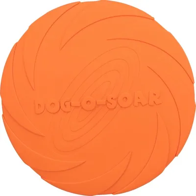 Dog Disc Frisbee Caoutchouc Naturel ø22cm, Jouet Robuste pour Chien