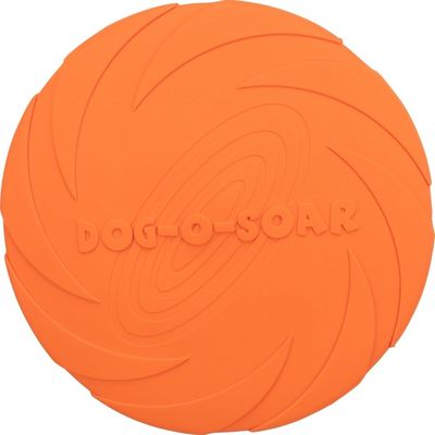 Dog Disc Frisbee Caoutchouc Naturel ø22cm, Jouet Robuste pour Chien