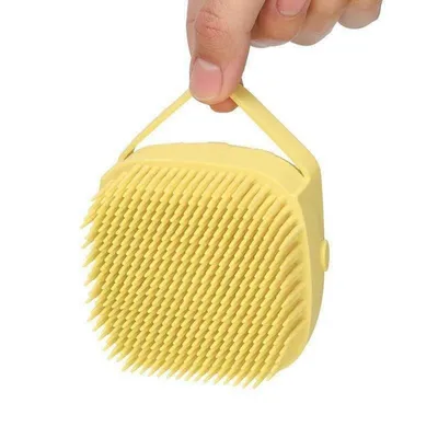 FurryFusion Brosse de bain en silicone pour animaux