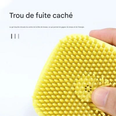 FurryFusion Brosse de bain en silicone pour animaux