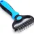 Brosse Double Face Chien Chat - Râteau Sous-Poils pour Poils Moyens/Longs