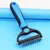 Brosse Double Face Chien Chat - Râteau Sous-Poils pour Poils Moyens/Longs