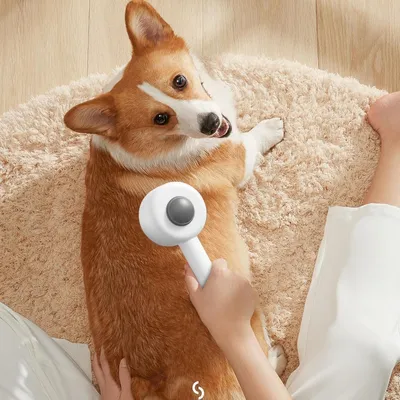 MCBOSON Brosse douche 2 en 1 silicone : nettoie et massege chien/chat.