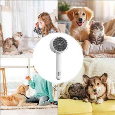 MCBOSON Brosse douche 2 en 1 silicone : nettoie et massege chien/chat.