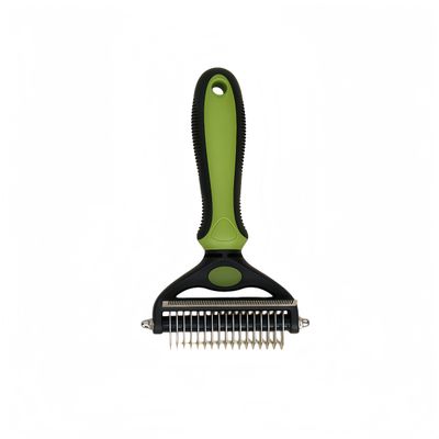 MCBOSON Brosse Démêlante Double Lame : Pour Chats & Chiens Poil Long
