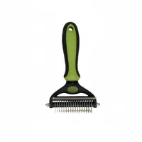 MCBOSON Brosse Démêlante Double Lame : Pour Chats & Chiens Poil Long