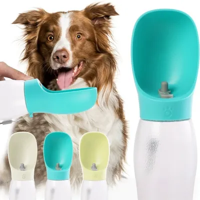 FurryFusion Botella de agua para mascotas