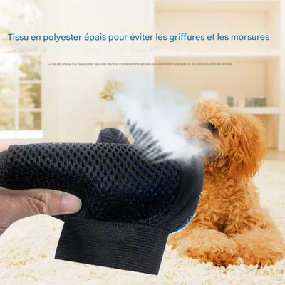 FurryFusion Gant pour peigner les chats