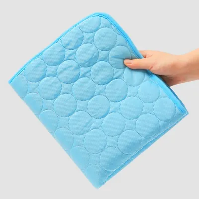 MCBOSON Coussin Refroidissant Bleu Ice Bean pour Chats & Chiens : Été Frais