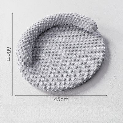 MCBOSON Cama de verano apta para gatos y perros, 45 x 60 cm, gris