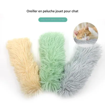 FurryFusion Oreiller en peluche pour chats