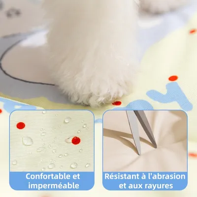 MCBOSON Matelas pliable en trois pour nid d'animal de compagnie