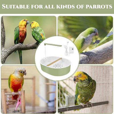 MCBOSON Douche Automatique pour Oiseaux :  Résistant, Flux Réglable