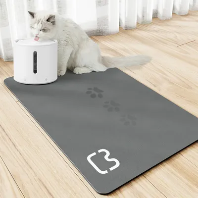FurryFusion Tapis d'alimentation pour animaux de compagnie