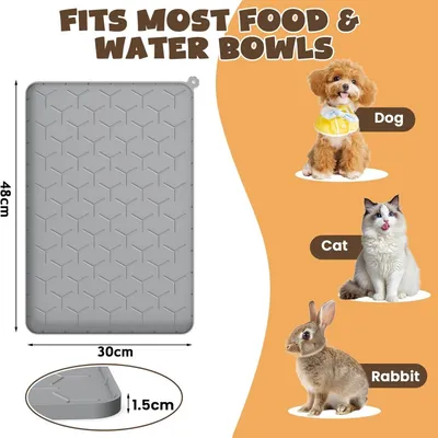 MCBOSON Alfombrilla silicona apta uso alimentario, impermeable