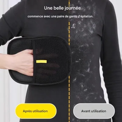 FurryFusion Gant épilateur pour animaux de compagnie