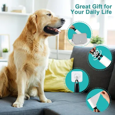 MCBOSON Rouleau anti-poils : 1 poignée + 6 recharges. Multi-usage.