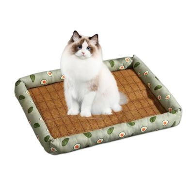 MCBOSON Coussin Frais Rotin pour Chiens  Résistant Chaleur Lavable