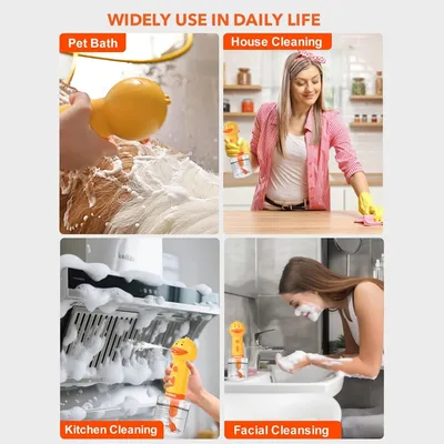 MCBOSON Distributeur mousse électrique pour shampoing chien/chat.